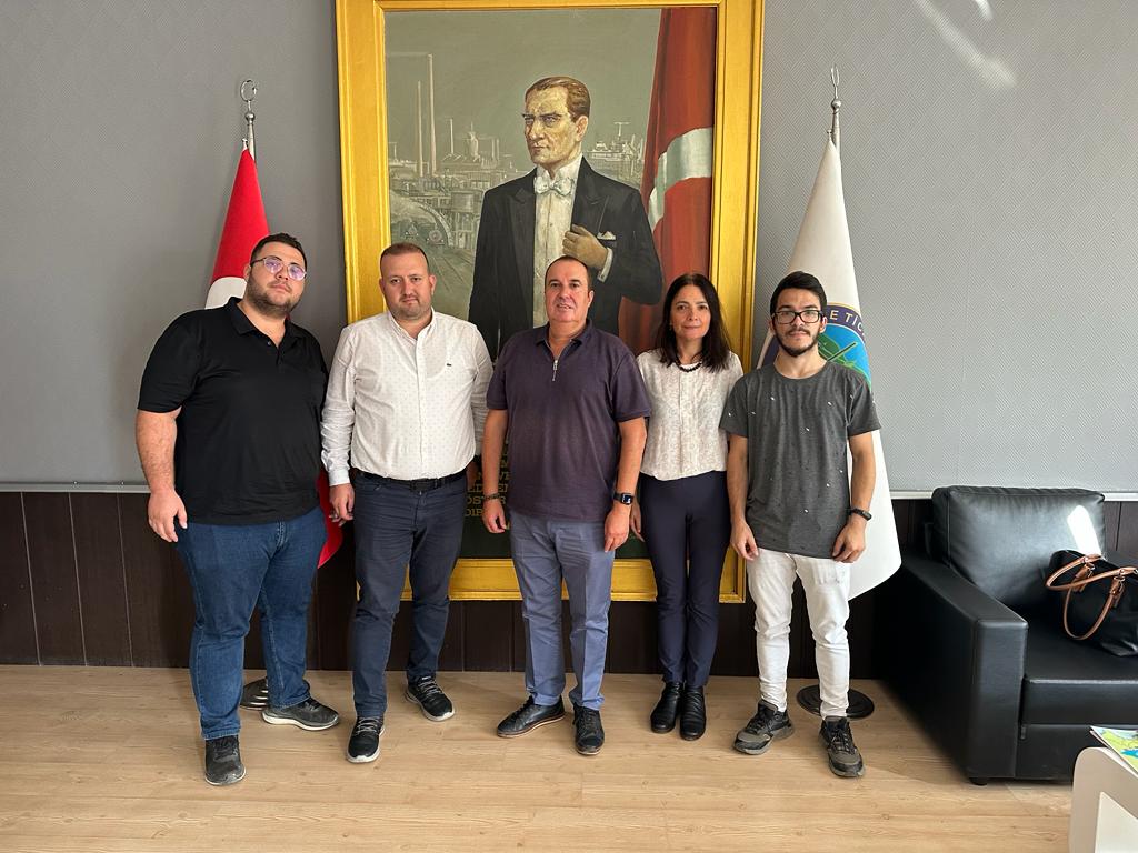 Aris Medya'dan Tire Ticaret Odası Başkanı Mehmet Delikanlı'ya Ziyaret
